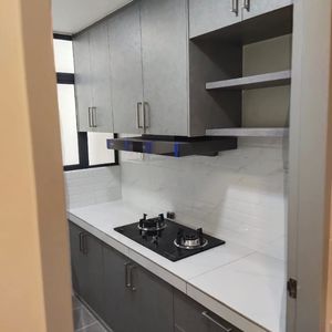 Kabinet dapur custom Selangor warna putih