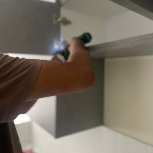 Progress installation kabinet dapur minimalist Selangor