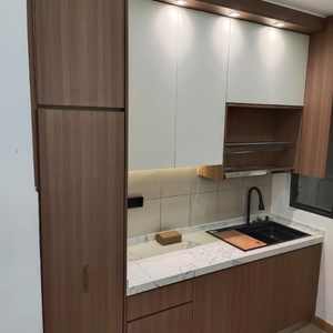 Kabinet dapur minimalist warna kayu Selangor