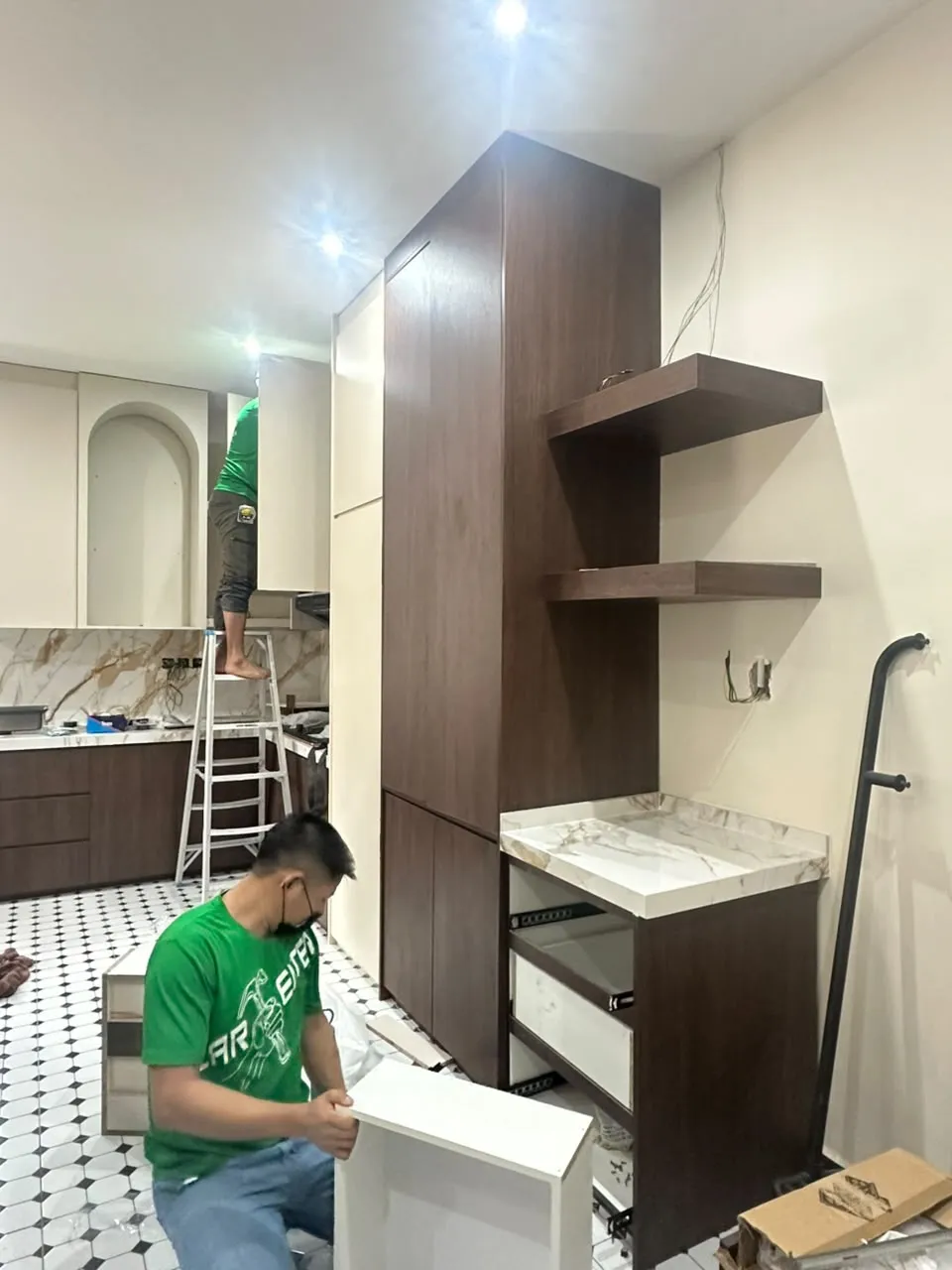 Cabinet installation