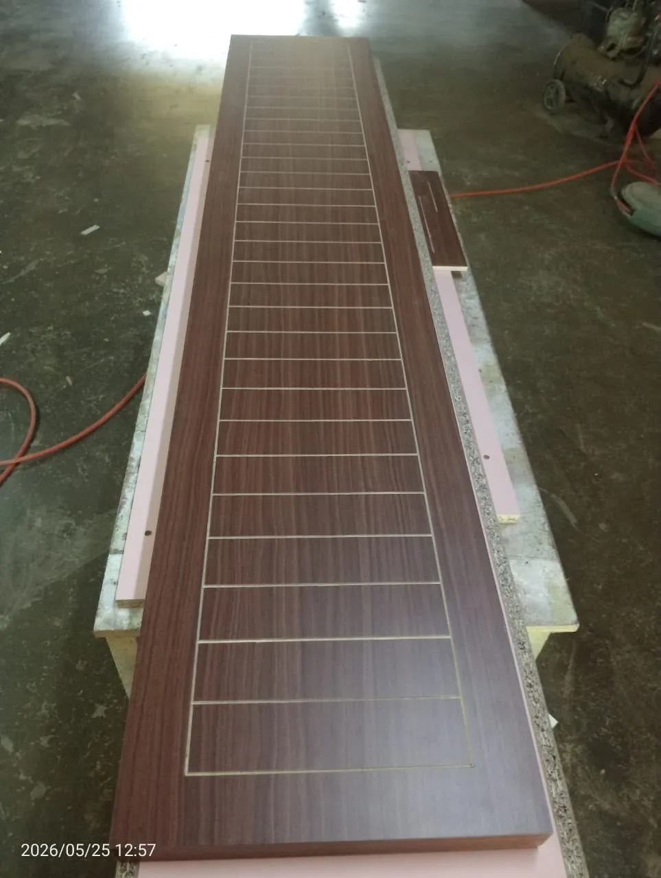 Board cutting at the factory