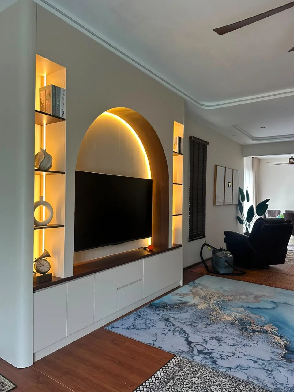 TV cabinet with LED light
